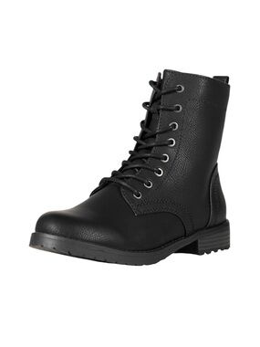 Amazon Essentials Black Lace-Up Combat Boots Women’s Size 9.5